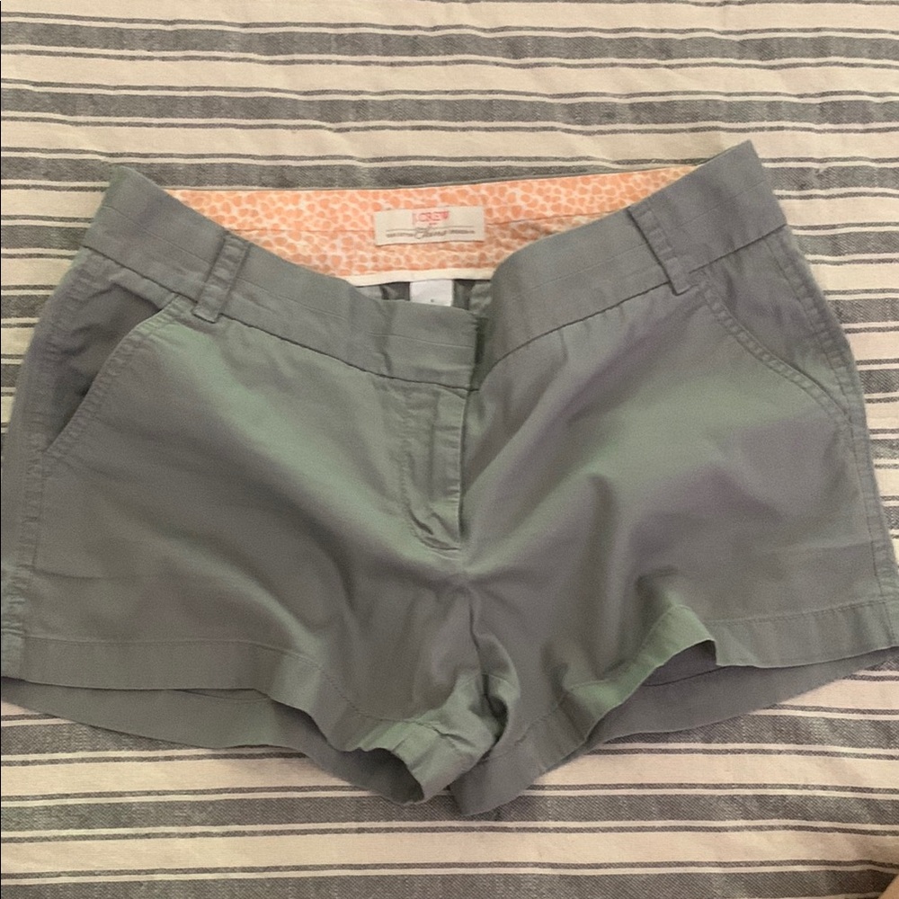 J. Crew Gray Bermuda Shorts Classic Cotton Blend